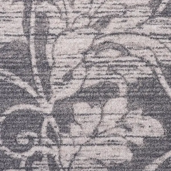 Teppichböden mit grauem Blumenmuster